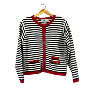 Women's Vintage Striped Norton Studio Cardigan M